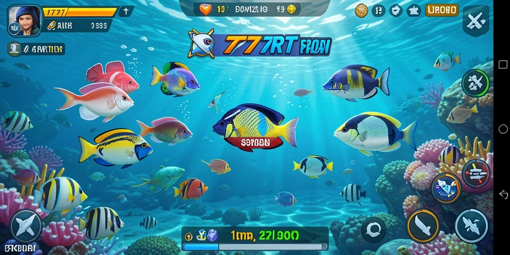 Screenshot dari gameplay Tembak Ikan yang seru di 777RT.
