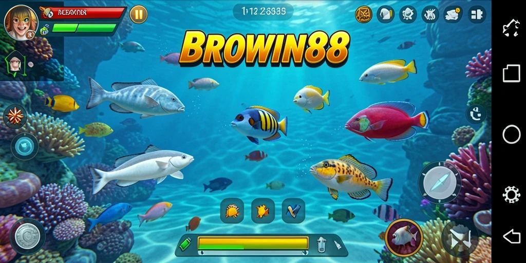 Gameplay seru menembak ikan dengan teman-teman.