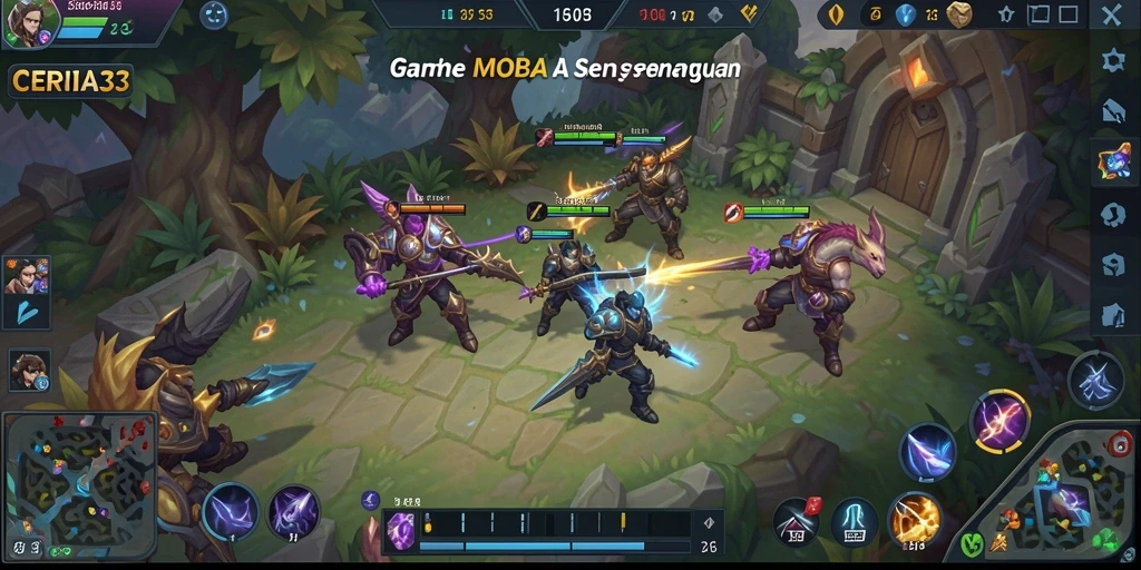 Tampilan menarik dan seru dari gameplay CERIA33.