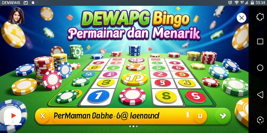 Screenshot gameplay DEWAPG menunjukkan keseruan bermain Bingo.