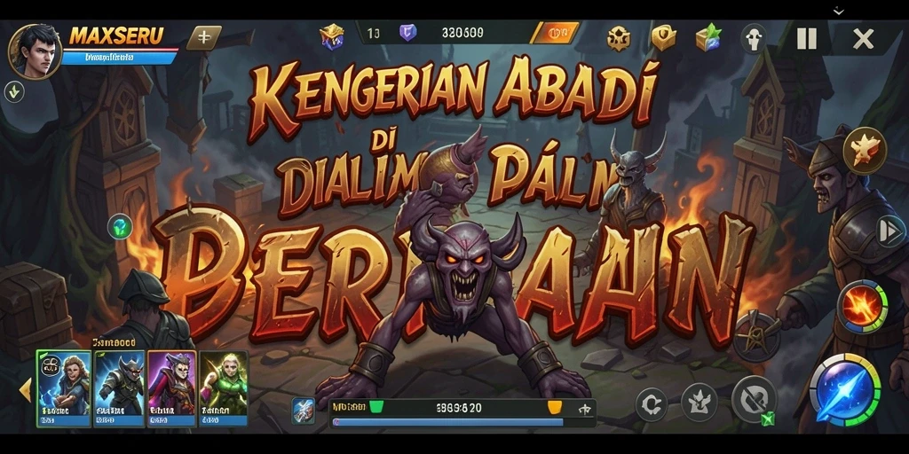 Tangkapan layar gameplay <strong>MAXSERU</strong> yang menunjukkan momen menegangkan di dunia Horror.