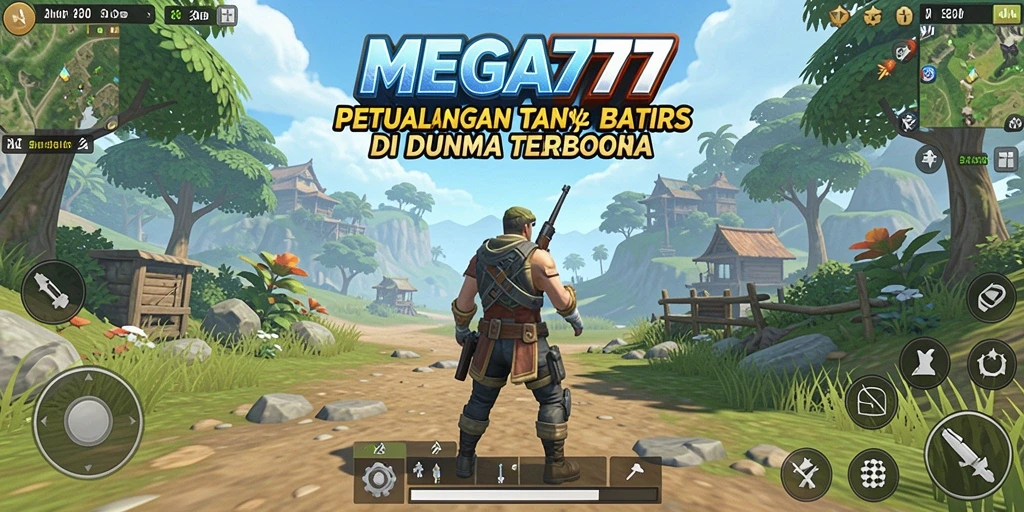 Screenshot MEGA777 menampilkan aksi seru dalam dunia terbuka yang luas.