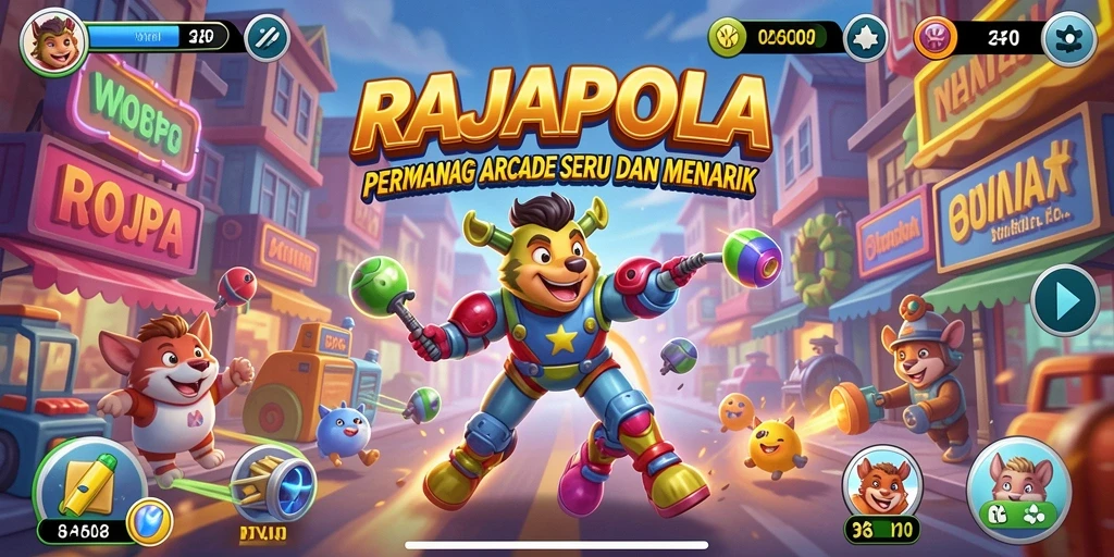 Screenshot dari gameplay seru RAJAPOLA yang menampilkan aksinya.