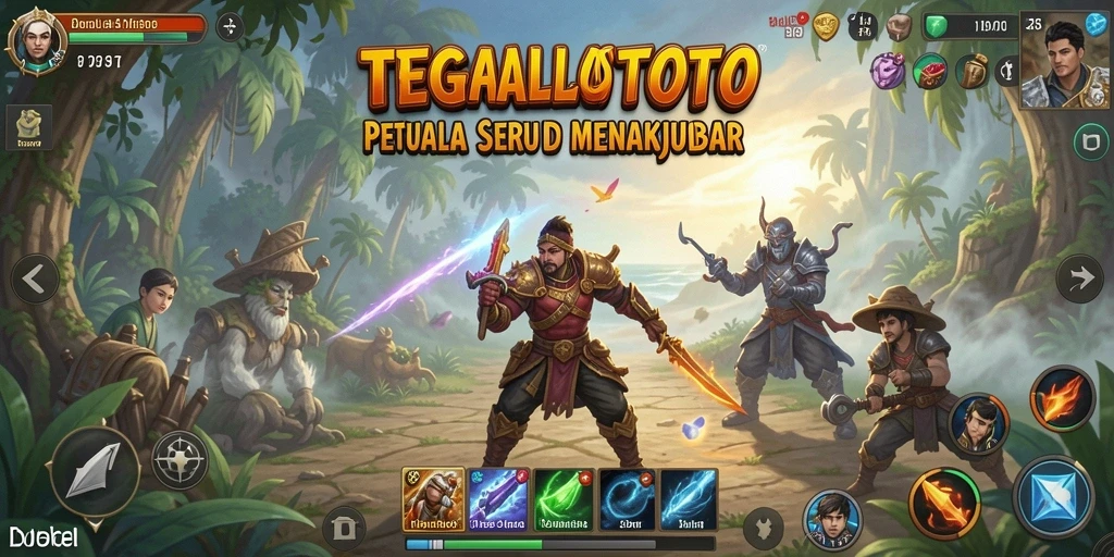 Screenshot menunjukkan gameplay menegangkan di dalam TEGALTOTO.